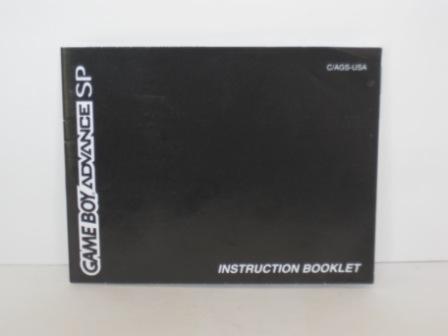 GBA SP System Instruction Booklet (C/AGS-USA) - GBA SP Manual